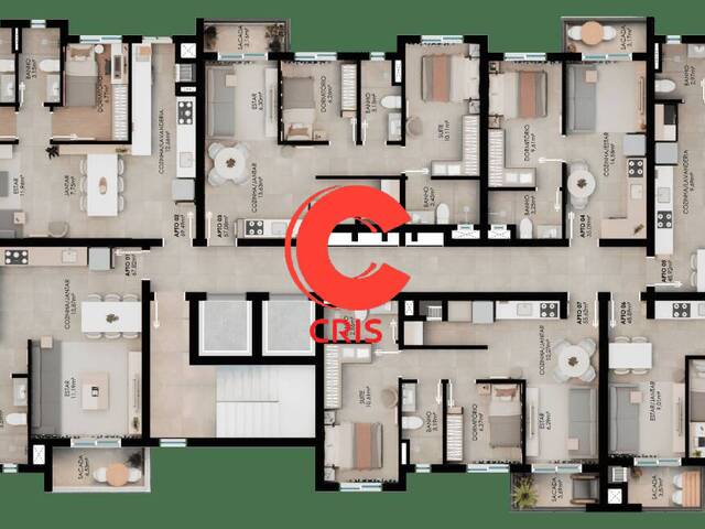 #2087 - Apartamento para Venda em Bento Gonçalves - RS