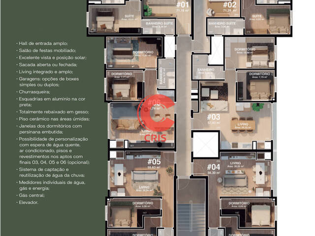 #2114 - Apartamento para Venda em Bento Gonçalves - RS