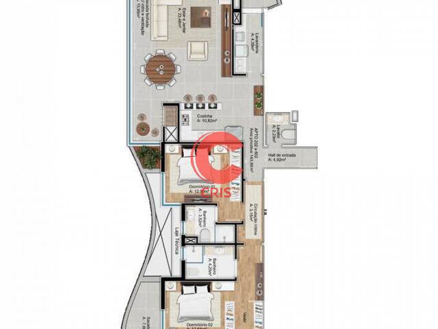 #1341 - Apartamento para Venda em Bento Gonçalves - RS