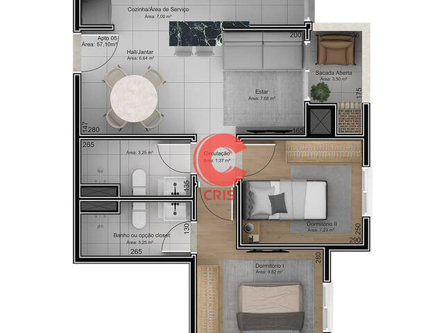 #1951 - Apartamento para Venda em Bento Gonçalves - RS