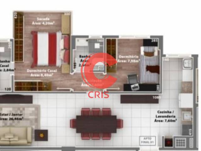Apartamento para Venda em Bento Gonçalves - 2
