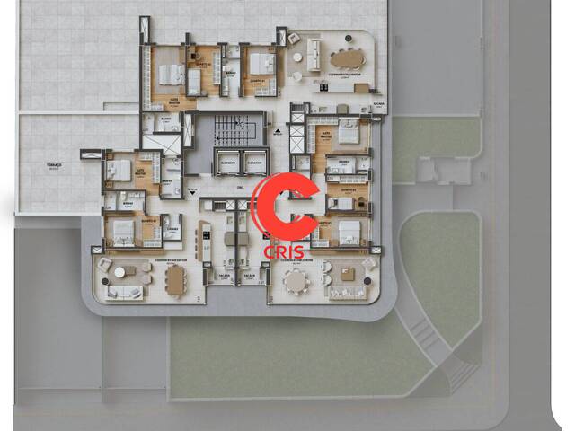 #2395 - Apartamento para Venda em Bento Gonçalves - RS - 2