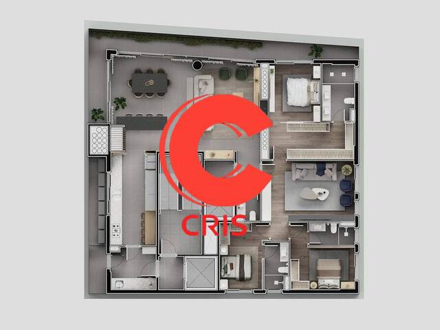 #2406 - Apartamento para Venda em Bento Gonçalves - RS - 3