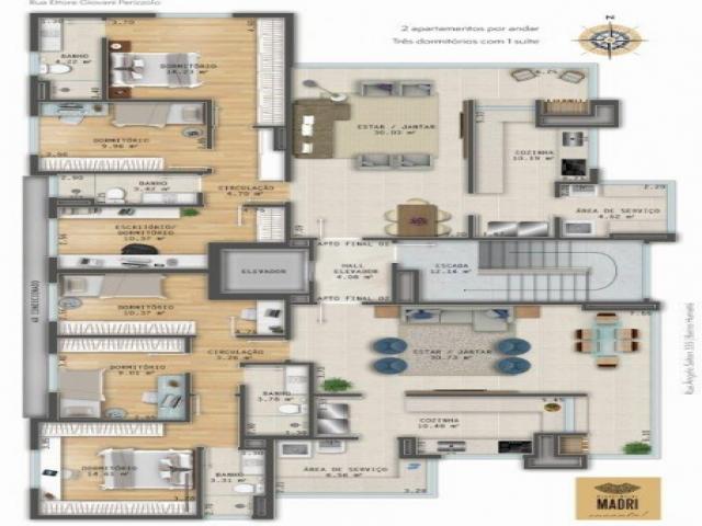 #1221 - Apartamento para Venda em Bento Gonçalves - RS - 2