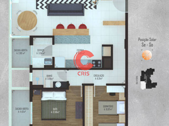 #1248 - Apartamento para Venda em Bento Gonçalves - RS