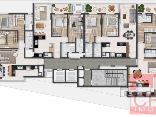 #1337 - Apartamento para Venda em Bento Gonçalves - RS - 1