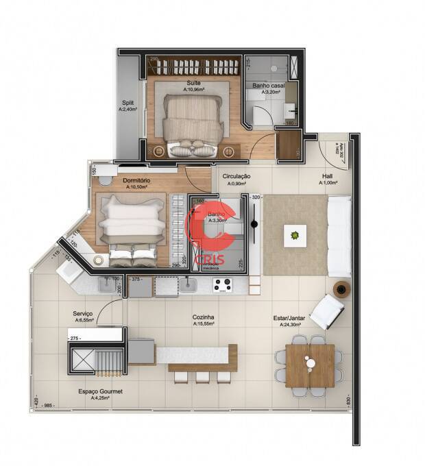 Apartamento, 2 quartos, 87 m² - Foto 17