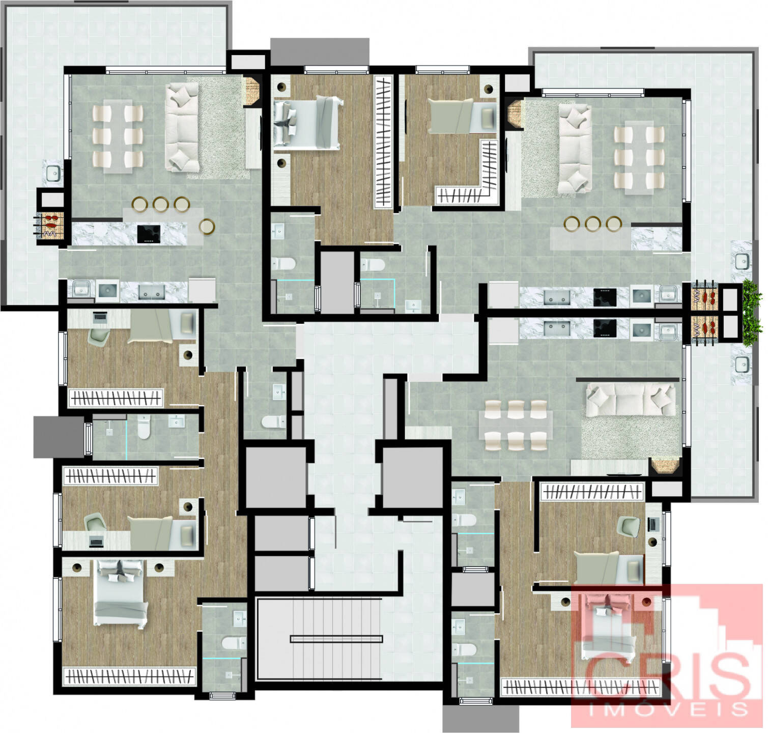 Apartamento à venda com 3 quartos, 138m² - Foto 14