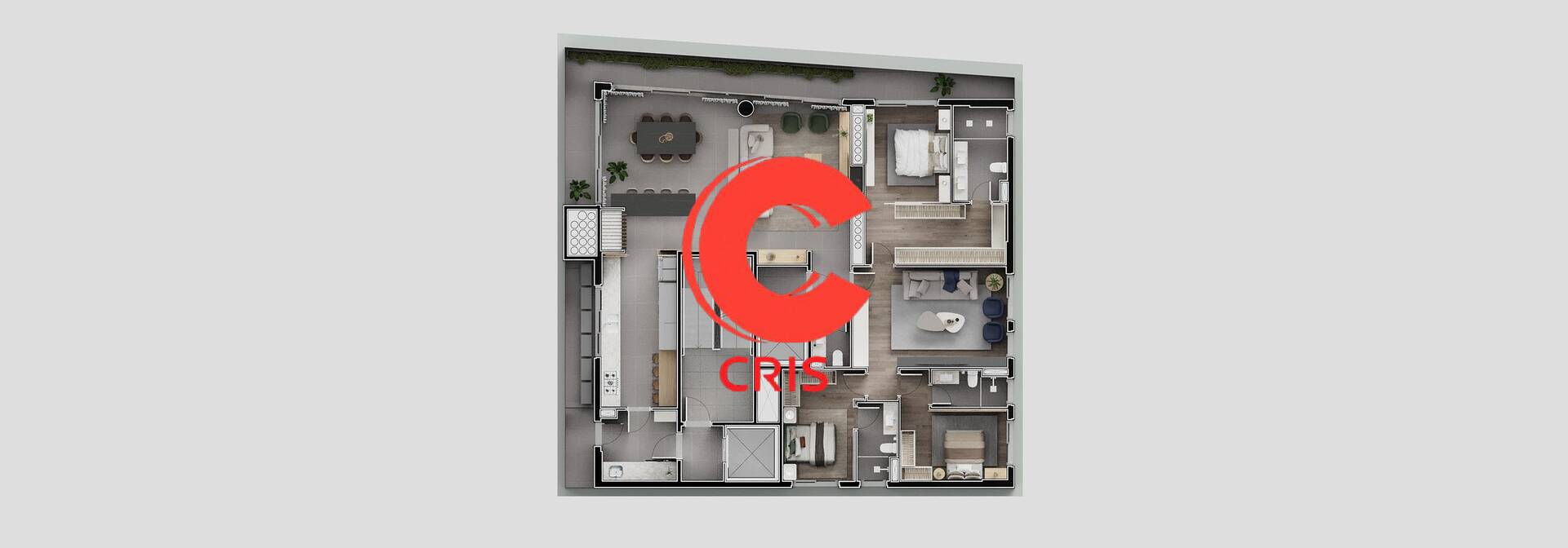 Apartamento, 4 quartos, 228 m² - Foto 3