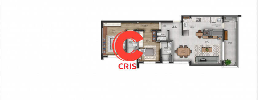 Apartamento, 2 quartos, 105 m² - Foto 17