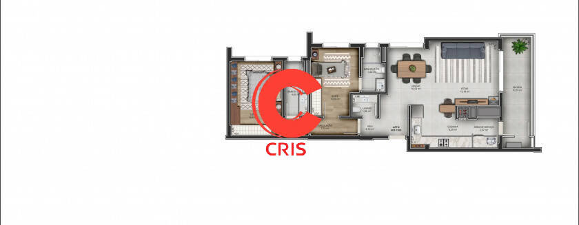 Apartamento, 2 quartos, 105 m² - Foto 21