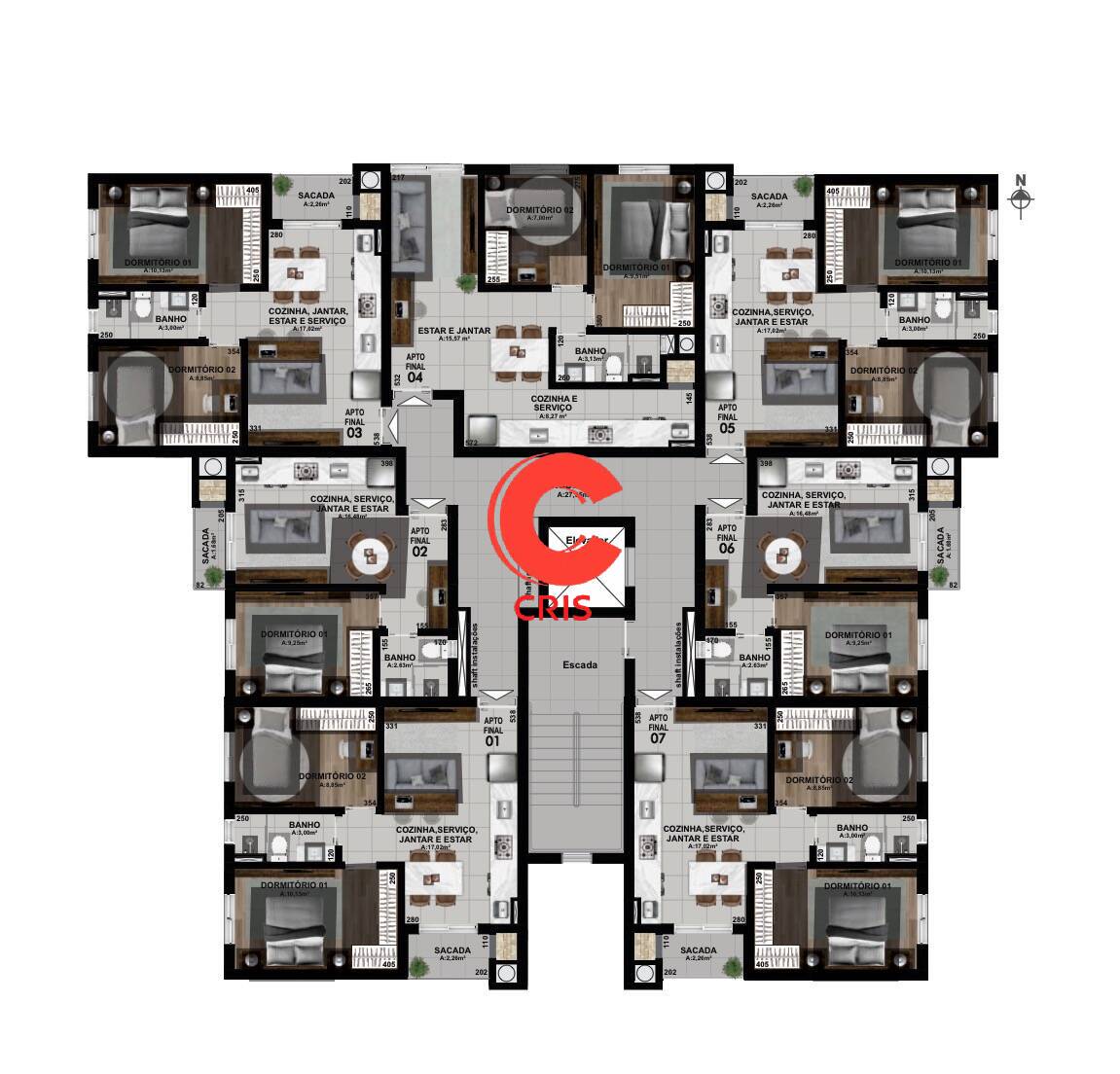 Apartamento, 1 quarto, 35 m² - Foto 10