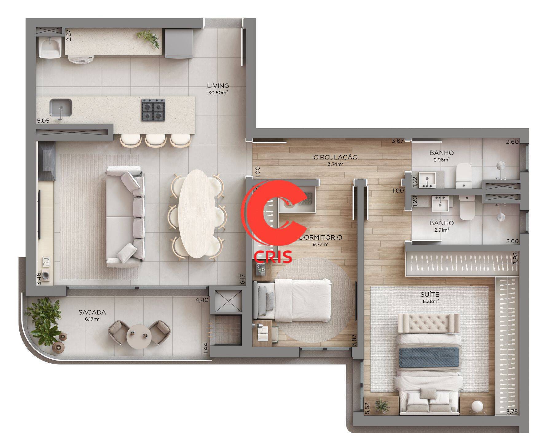 Apartamento, 2 quartos, 105 m² - Foto 18