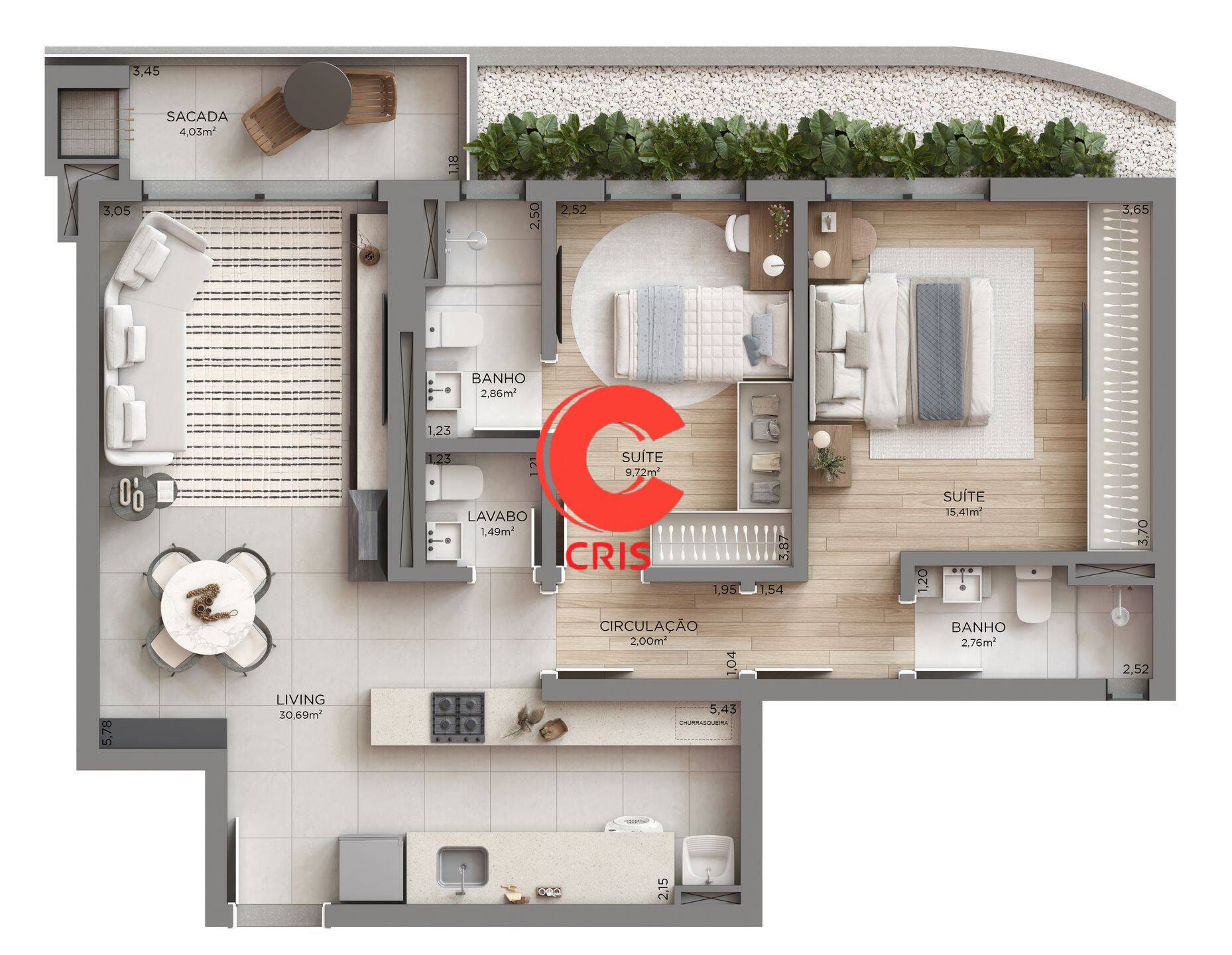 Apartamento, 2 quartos, 105 m² - Foto 20