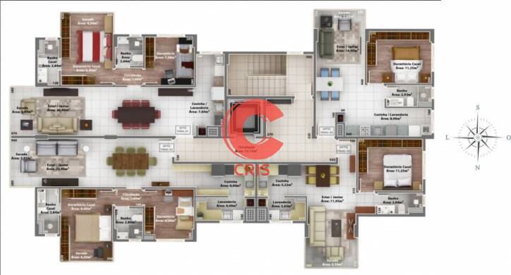 Apartamento, 2 quartos, 117 m² - Foto 9