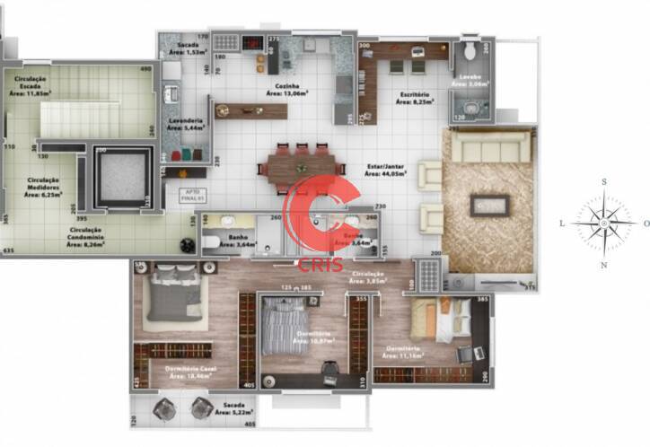 Apartamento, 2 quartos, 117 m² - Foto 14