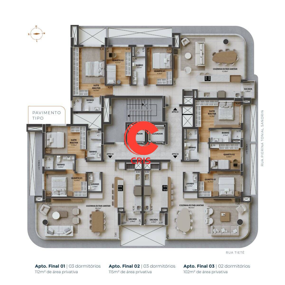 Apartamento, 3 quartos, 116 m² - Foto 5