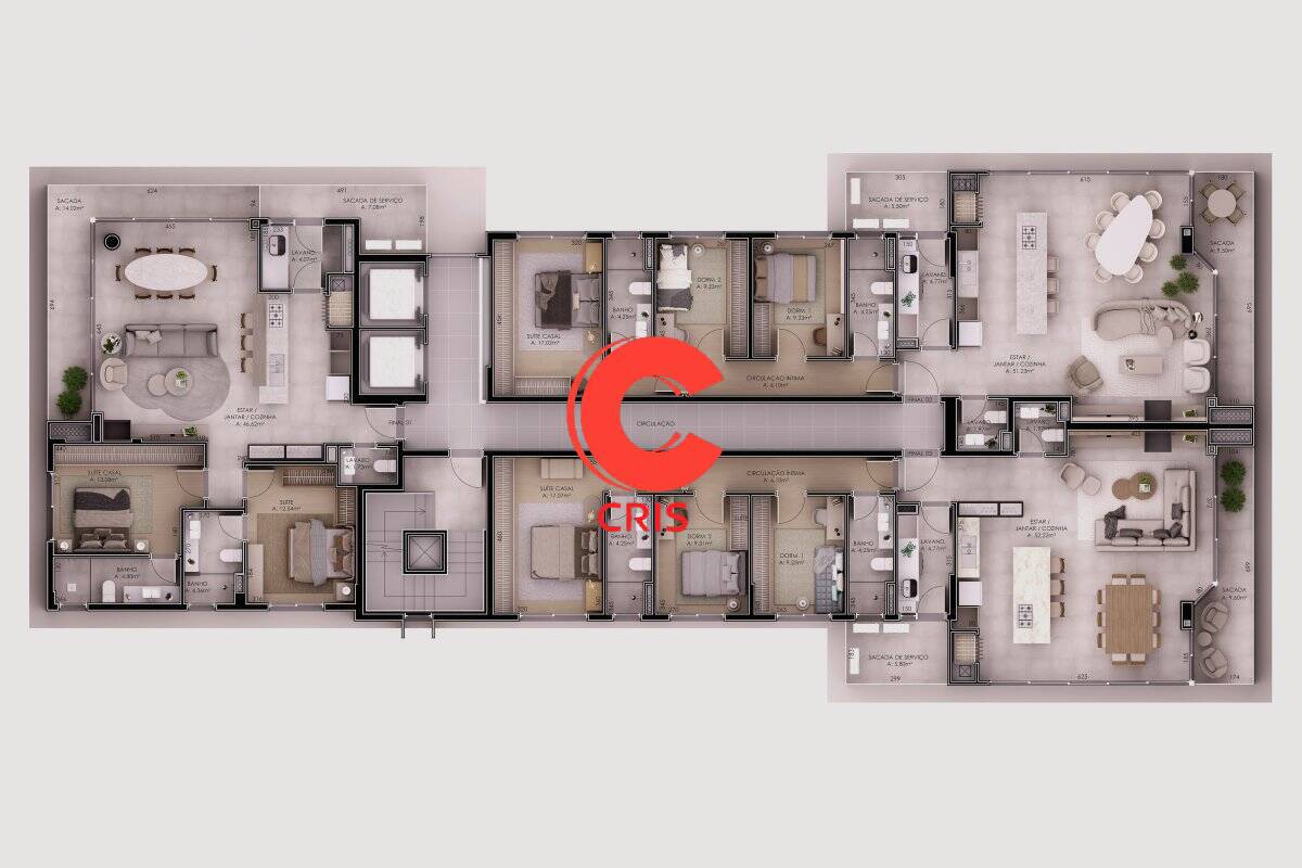 Apartamento, 3 quartos, 144 m² - Foto 6