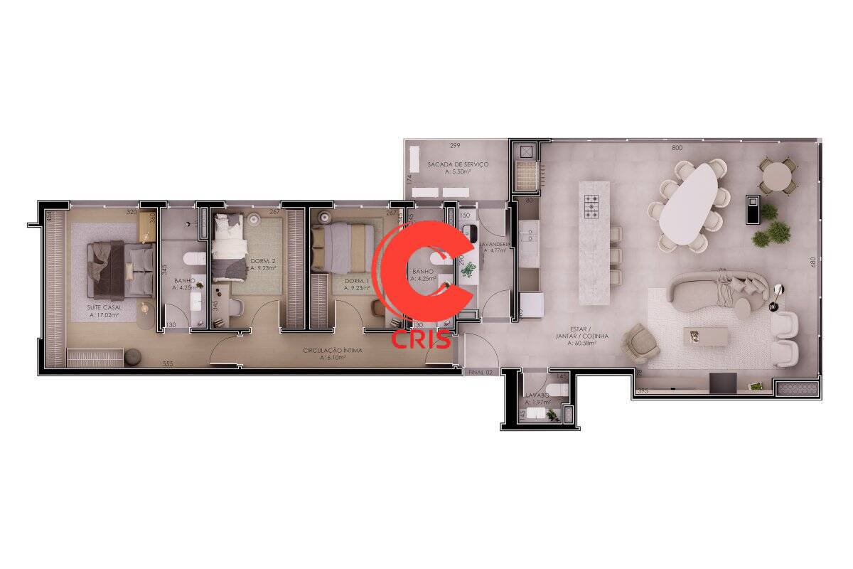 Apartamento, 3 quartos, 144 m² - Foto 12