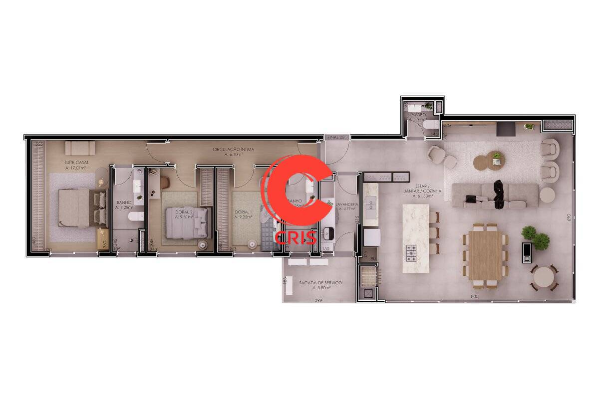 Apartamento, 3 quartos, 144 m² - Foto 22
