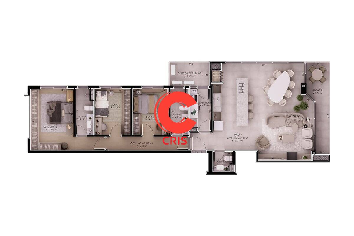 Apartamento, 3 quartos, 145 m² - Foto 21